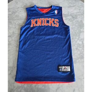 Alleson Athletic New York Knicks Reversible Jersey Kids Small Blue Orange 34